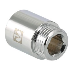 Удлинитель VALTEC 1/2" вн. х50мм (ХРОМ)