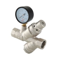 Подпиточный клапан VALTEC с фильтром и манометром 1/2"