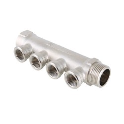 Коллектор VALTEC, 1"х3 вых. 1/2" вн.