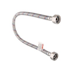 Гибкая подводка для воды VALTEC из нержавеющей стали с ниппелем, 1/2", 50 см, г/г