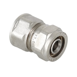 Соединитель обжимной  VALTEC с переходом на вн. р. 20х3/4"