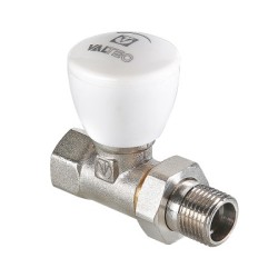 Клапан ручной VALTEC, для радиатора, прямой 1/2" (7/105)