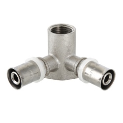 Водорозетка пресс проходная VALTEC 16х1/2"