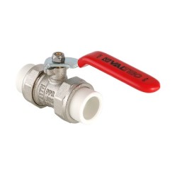 Кран латунный VALTEC с PPR муфтами, 20мм