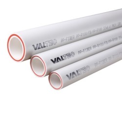 ТРУБА PP-FIBER VALTEC армированная стекловолокном, PN 20, 40 MM (белый)