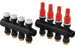 Коллектор с расходомерами Uponor Vario PLUS FM 1X 3/4 Euro