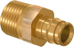 UPONOR Q&E Штуцер с наружной резьбой 16-R1/2"НР