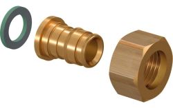 UPONOR Q&E ШТУЦЕР С НАКИДНОЙ ГАЙКОЙ 16-G1/2"