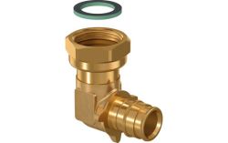Uponor Q&E угольник с накидной гайкой 16-G1/2"НГ