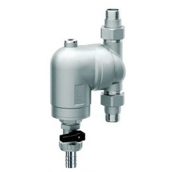 Фильтр FAR 100мкм, под манометр, Max: 95 °C, 25 бар. Поворотное соединение 1/2" НР