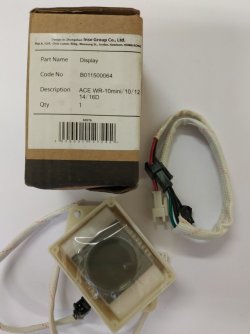 B011500064 Дисплей Ace WR-10 mini/10/12/14/16D White/Black