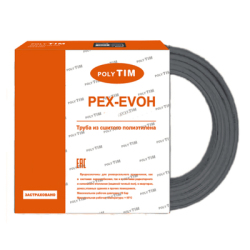 Труба cшит. п/э TIM PE-Xb, диаметр Ø16*2.2（200м）серый
