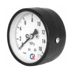 Манометр TM310T Dy 63 с задним подключением 1/4", 0-16 бар