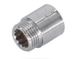 Удлинитель СТМ 1/2"х100 мм хром