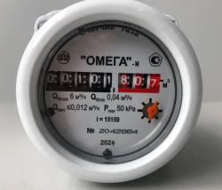 Счётчик газа Омега G 10 сварка 2024 г. РП
