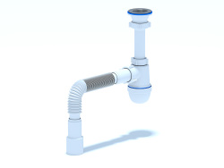 C0115 Сифон АниПласт 1 1/2"*40 с гибкой трубой 40*40/50