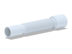 K405 Гибкая труба АниПласт 40*50 (305-715мм)