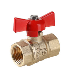 Кран шаровой VALTEC «СТАНДАРТ» PN40, бабочка 1/2" вн.-вн.