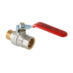 Кран шаровой VALTEC BASE, стальная рукоятка 3/4" вн.-нар.