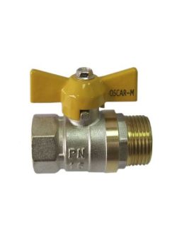 Kран шаровый гaзовый  3/4" г/ш бабочка (PN 16)