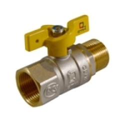 Kран шаровый гaзовый  1/2" г/ш бабочка СТМ