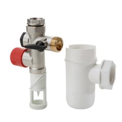 Группа безопасности бойлера (группа 3/4 + сифон + переходник 3/4*1/2) VALTEC (8кор) 7 бар
