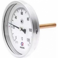 Термометр БТ-31 Dy63 с задн. подкл., 1/2" 0-120