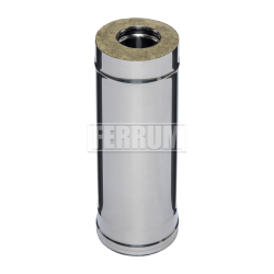 Дымоход-Сэндвич Ferrum 0,5 м (430/0,5 мм) Ø 100х200
