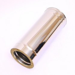 Дымоход-Сэндвич Ferrum 1,0 м (430/0,8 мм) Ø 115х200