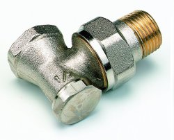 Клапан на обратную подводку 1/2"ВР, угловой, с возможностью отключения и настройки 428204 Comap