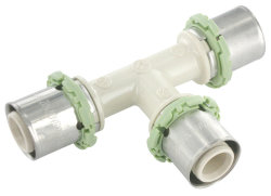 CO P130L32 Тройник равнопроходной PPSU 32x3 Comap SKINPress